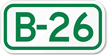 Parking Space Sign B 26