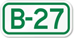 Parking Space Sign B 27