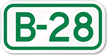 Parking Space Sign B 28