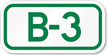 Parking Space Sign B 3