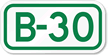 Parking Space Sign B-30