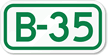 Parking Space Sign B 35