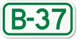 Parking Space Sign B 37