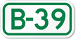 Parking Space Sign B-39