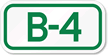 Parking Space Sign B-4