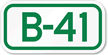 Parking Space Sign B 41