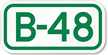 Parking Space Sign B 48