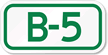 Parking Space Sign B 5