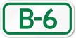 Parking Space Sign B 6