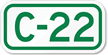 Parking Space Sign C-22