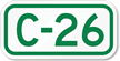 Parking Space Sign C-26