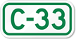 Parking Space Sign C-33