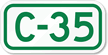 Parking Space Sign C-35