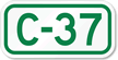 Parking Space Sign C-37