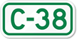 Parking Space Sign C-38