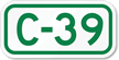 Parking Space Sign C-39