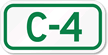 Parking Space Sign C-4