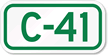 Parking Space Sign C-41