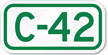 Parking Space Sign C-42