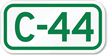 Parking Space Sign C-44