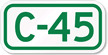 Parking Space Sign C-45