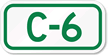 Parking Space Sign C-6