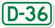 Parking Space Sign D 36