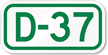Parking Space Sign D 37