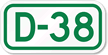Parking Space Sign D-38