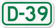 Parking Space Sign D-39