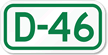 Parking Space Sign D-46