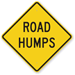 Road Speed Hump Sign