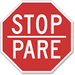 Stop Pare Reflective Aluminum Stop Sign