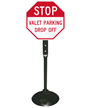 Valet Parking Drop Off Sign And Post Kit