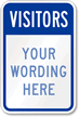 Custom Visitors, Design #1 Sign