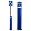 ADA Handicap FlexBollard with Signpost