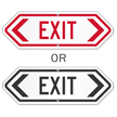 Bi Directional Exit Sign