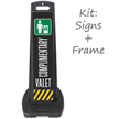 Complimentary Valet LotBoss Portable Sign Kit