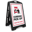 Curbside Pick Up BigBoss Portable Custom Sidewalk Sign