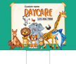 Custom Horizontal Daycare Add Name Contact Number