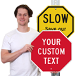 Customizable Octagonal Sign Template