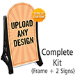 Personalized Rolling A Frame Sidewalk Sign Kit
