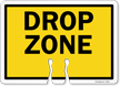 Cone Top Warning Sign