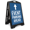 Event Parking Ahead Sidewalk Sign