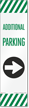 FlexPost Additional Parking Right Arrow Decal 