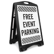 Free Event Parking Sidewalk Sign