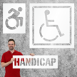Handicap Parking Stencil