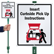 Custom Curbside Pick Up LawnBoss Sign