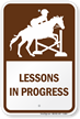 Lessons In Progress Sign