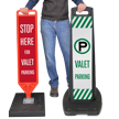 LotBoss Portable Valet Parking Signs